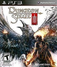 Dungeon Siege III (PlayStation 3, 2011) PS3 Black Label Complete w/ Manual - $2.96