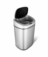Stainless Steel 21-Gallon Kitchen Trash Can with Motion Sensor Lid - $257.24 CAD