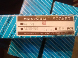 NEW Matsushita Panasonic Relay Socket Connector Lot 20 PN# AE38469  K4-SS  01107 - £119.10 GBP