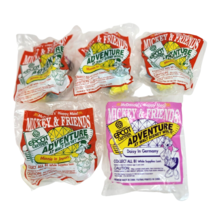 5 VINTAGE 1993 MCDONALD'S HAPPY MEAL TOYS MICKEY AND FRIENDS EPCOT CENTE... - $14.25