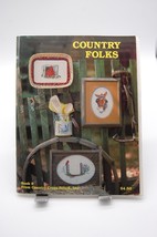 Country Folks Cross Stitch Booklet Book 9 - £3.36 GBP