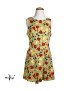 Vintage Rampage Clothing Co Sleeveless Green &amp; Floral Mini Dress Sz 11 -... - £19.12 GBP