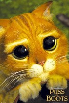 Puss In Boots Poster Cute Hypnotic Eyes - $89.99