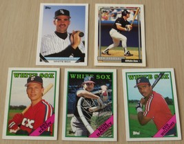  Topps 1992 Ozzie Guillen plus 4 other White Sox Baseball Cards like new set #2 - £0.79 GBP