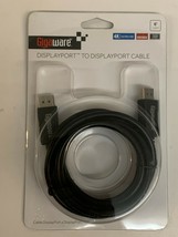 DisplayPort to DisplayPort Cable 6FT Black (4K Ultra HD) 6&#39; 6-Foot DP to... - $9.99