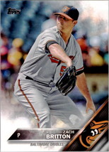 2016 Topps #63 Zach Britton NM-MT Orioles - £1.32 GBP