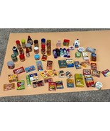Huge Lot of 62 Zuru Mini Brands Food Items with Shelves and Carts - $55.10 CAD