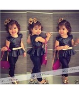 2PCS Kids Baby Girls Toddler Shirt Dress + Pants Clothes Outfits Free sh... - $16.45 CAD