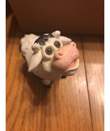 Collectible Rare Cow Figurine Ships N 24h - $41.98