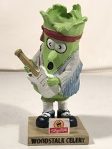 Blue Rocks Celery Stalk Mascot Summer of &#39;69 Woodstock Bobblehead Jimi Hendrix - £31.64 GBP