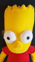 Simpsons Bart Simpson 18” Stuffed Plush Toy Doll Nanco 20th Century Fox 2005 - £11.87 GBP