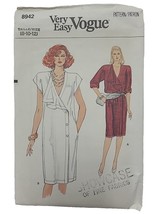 VTG Very Easy VOGUE Sewing Patterns Misses Dress Size 8-10-12 Pattern 8942 Uncut - $14.24