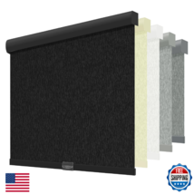 ChrisDowa Cordless Blackout Roller Shades for Windows, Striped Free-Stop... - $88.60