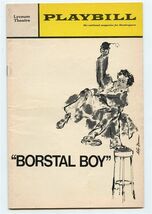 Brendah Behan's Borstal Boy Playbill Niall Toibin Frank Grimes Bruce Hei... - $11.88