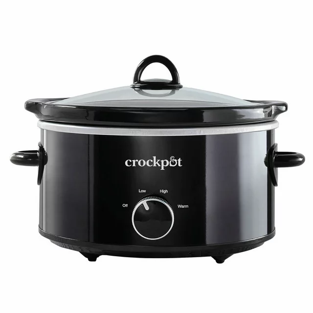 Crock-Pot 4Qt Classic Slow Cooker, Black - £54.15 GBP