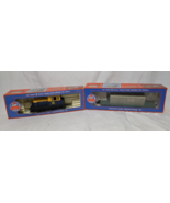 AHM O Model Trains Santa Fe Ge 35 Ton Switcher 360 w/ Tank Car - $98.99