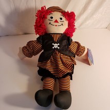 Raggedy Ann Halloween Pirate Costume Doll - 15&quot; Applause Hasbro Doll  2002 - £8.80 GBP