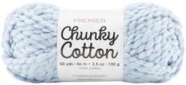 Premier Yarns Chunky Cotton Yarn-Sky Blue - £10.55 GBP