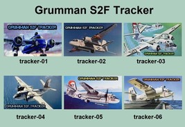 6 Different Grumman S2F Tracker Warplane Magnets - $100.00