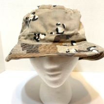 Kel and Ed Brown Animal Print Camo Bucket Fishing Sun Hat Womens Size Large - £8.35 GBP