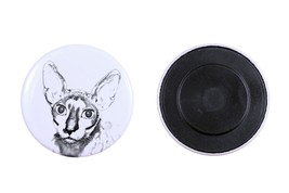 Magnet with a cat -Cornish Rex - £2.97 GBP