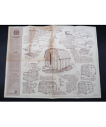 Vtg Barn Kit Build Instructional Information Ephemera 1978 Jer MFG. USA ... - €21,60 EUR