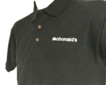 McDONALD&#39;S Employee Uniform Polo Shirt Black Size M Medium NEW - $25.49