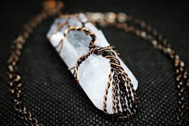 HAUNTED DOLL COMMUNICATION BOOSTING QUARTZ NECKLACE! INCREASE ACTIVITY &amp;... - £22.70 GBP