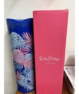 Lilly Pulitzer NWT Stainless Steel Travel Mug W/Leakproof Lid 18 oz Gypset - £15.96 GBP