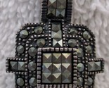 Judith Jack Sterling Silver Marcasite Square Shaped Pendant from Saks 5t... - $118.80