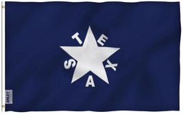 Anley Fly Breeze 3x5 Foot Zavala De Lorenzo Texas Flag - Texan History Flags - £6.13 GBP