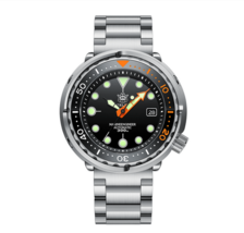 Black Orange Limited Steeldive SD1975C Automatic Diver Watch Seiko Tuna NH35 - £147.14 GBP