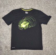 The Nike Tee Shirt Adult Medium Black Crew Neck Athletic Cut Spiral Foot... - £12.75 GBP