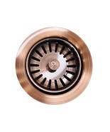 Signature Hardware 483692 4.5&quot; Garbage Disposal Flange w/Stopper - Satin... - $40.90