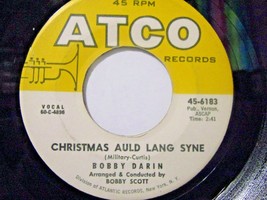 Bobby Darin-Christmas Auld Lang Syne / Child Of God-45rpm-1960-VG+ - £7.91 GBP
