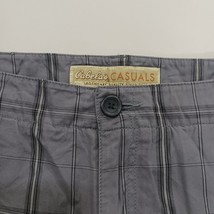 Cabela's Casuals Women's Gray Collection Chino Hiking Plaid Shorts Sz 14 (36×11) image 3