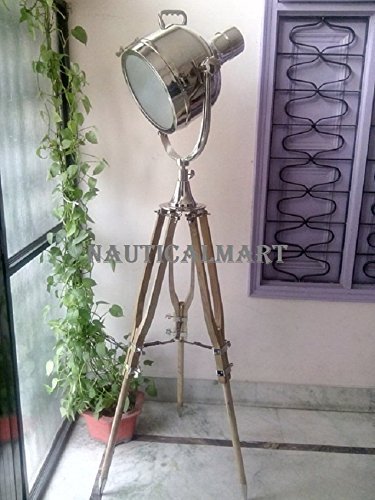 Nauticalmart Tripod Spot Light/ Tripod Floor Lamp/ Nautical Floor Lamp/ ... - $197.01