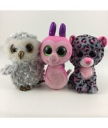 Ty Beanie Boos Owlette Scooter Tasha Plush Bean Bag Stuffed Animal Toy Lot  - $24.24 CAD