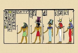 Horus, Ras, Isis and Ra-Ta by John Gardner Wilkinson - Art Print - £17.57 GBP+
