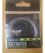 World Class Saltwater 2 Nylon Tapered Leaders 16lb Fishing - $25.64 CAD