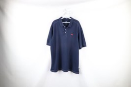 Tommy Bahama Mens XL Faded Supima Cotton Collared Golf Polo Shirt Navy Blue - $34.60