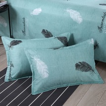 EWERMESHO Pillowcases Soft Breathable Durable Boho Bed Pillow Covers, (Green) - £19.17 GBP