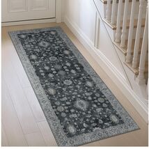 Versatile 2x5 Machine Washable Runner Rug - Stylish Non Slip for All Spaces - $42.52