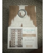 Destinations by Waverly Light Filtering Lined  Window Curtain Panel 50”W... - $533.86 MXN