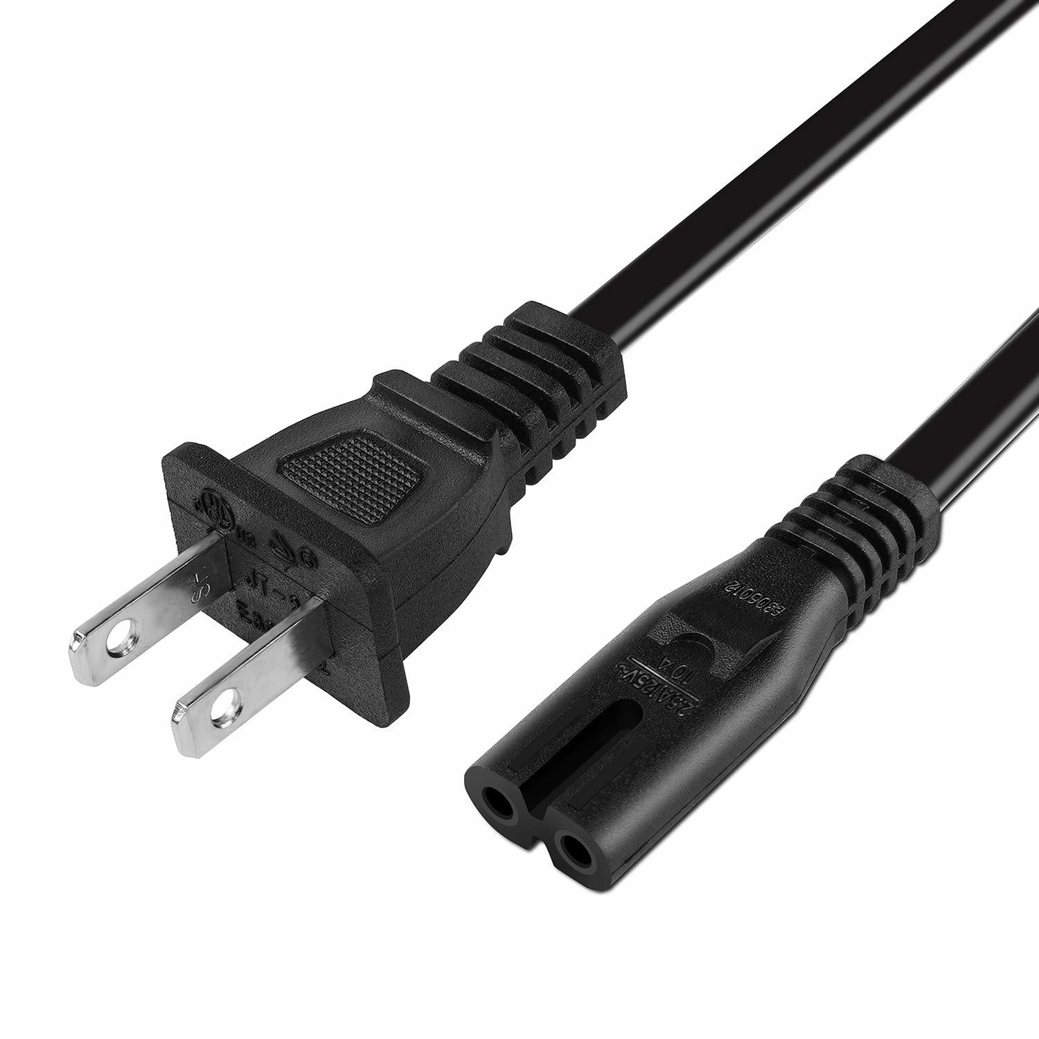 Primary image for 2 Prong Power Cord Compatible For Samsung Led Tv / Monitor
