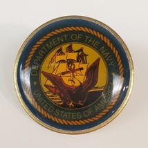 Department of the Navy United States of America Round Collectible Lapel ... - $19.60
