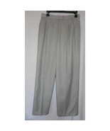 Vintage Worth Petite Size 10 wool Light grey lined dress pants - $59.98