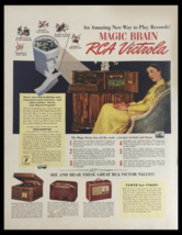 1941 RCA Victrola Record Player Rose Bampton Vintage Print Ad - $14.20