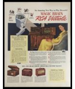 1941 RCA Victrola Record Player Rose Bampton Vintage Print Ad - £11.12 GBP