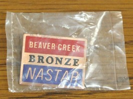 Beaver Creek - Ski Pin Badge Skiing - Red Nastar Bronze - Colorado Mountains Mtn - £7.81 GBP